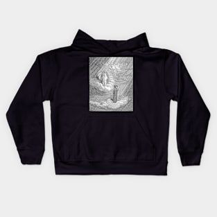 High Resolution Gustave Doré Paradiso Illustration Cacciaguida Kids Hoodie